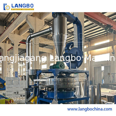 Mesin penggilingan plastik pulverizer untuk daur ulang pipa PVC bekas