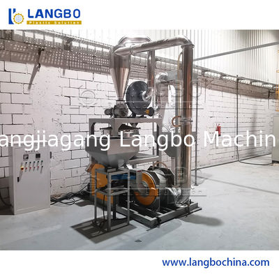 Mesin penggiling pulverizer plastik PVC biaya rendah