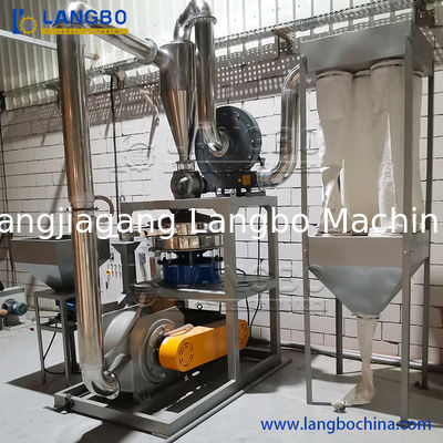 Plastik Hard Pieces Grinding PVC Powder Pulverizer Mesin Membuat
