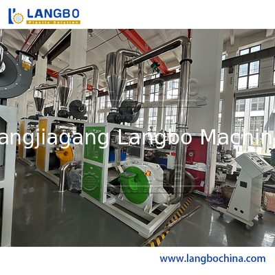 Advanced PVC Disc Grinder Mill Pulverizer Machine untuk Pengolahan Plastik Scrap Crushing Shredding