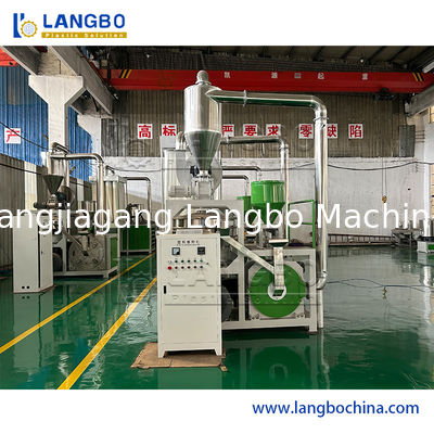 Mesin Daur Ulang Plastik Limbah Bekas PVC PP PE HDPE Pellet Pulverizer
