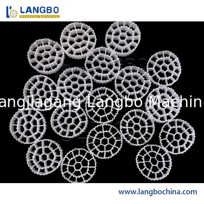 Pabrik Pengolahan Air Limbah PE PP Mbbr Carrier Bio Media Making Extrusion Machine