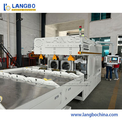 Mesin Ekstrusi Pipa PVC Listrik / Mesin Pipa Belling Dengan Mesin DTC Spiral Feeding