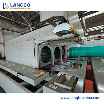 250mm R U Mesin Pipa Plastik Belling sepenuhnya otomatis