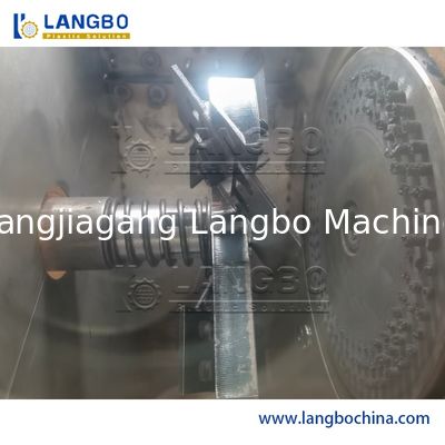 Kinerja Besar Kerucut Sekrup Extruder Ganda Pengisi Masterbatch Granulator