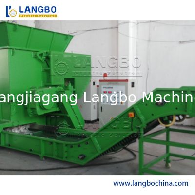 Plastic Crusher Machine for Large Waste Pet Bottle Film PP PE Daily Garbage PVC Pipes ABS PA PS Woven Bags Rubber Materials Volume Reduction Crushing Shredder