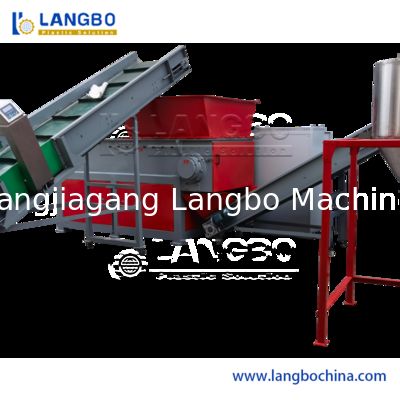 Mesin penghancur poros tunggal untuk film plastik, kain, busa polietilen dan mesin penghancur busa limbah