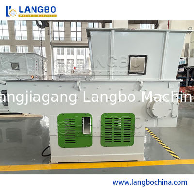 Mesin Pembuat Penghancur Daur Ulang Botol Plastik Tekstil Industri Anyaman PP/PE/HDPE/LDPE, Penggilingan Limbah Plastik, Penghancur Poros Tunggal