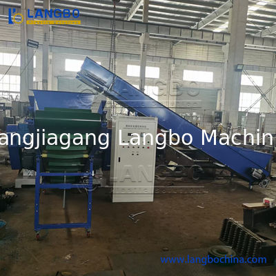 PE HDPE LDPE Recycling Crusher Mesin Penghancur Plastik Pet PP Shredder Daur Ulang Sampah Plastik Kualitas Tinggi 1000kg/H Double Shaft Shredder