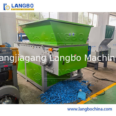 Plastik Botol Woven Bag PP/PE/HDPE/LDPE Daur Ulang Shredder Mesin Manufaktur Limbah Plastik Penggilingan Single Shaft Shredder