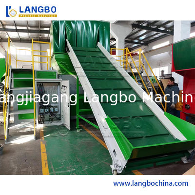 PE HDPE LDPE Recycling Crusher Mesin Penghancur Plastik Pet PP Shredder Daur Ulang Sampah Plastik Kualitas Tinggi 1000kg/H Double Shaft Shredder