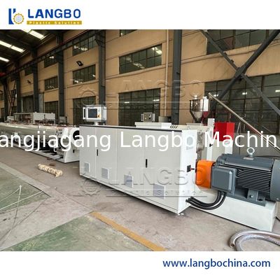 SJSZ51 Conical Twin Screw Extruder Machine Siemens Schneider Plasitify Tinggi