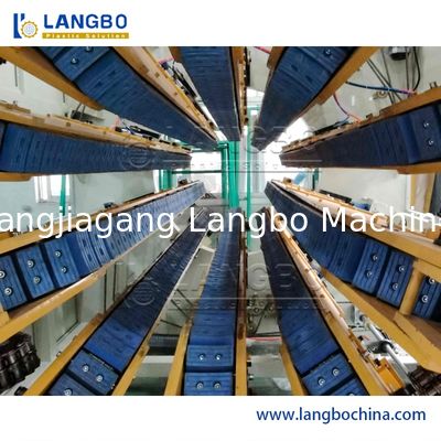 Jalur Ekstrusi Pipa PE PP Plastik Output Tinggi