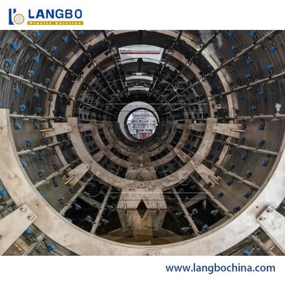 Jalur Ekstrusi Pipa PE PP Plastik Output Tinggi