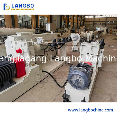 Lini Produksi Ekstrusi Pipa Pasokan Air Gas Minyak PE HDPE PPR Plastik Grosir Mesin Pembuat Ekstruder Sekrup Tunggal