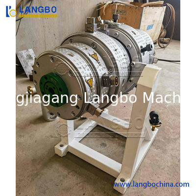 Lini Produksi Ekstrusi Pipa Pasokan Air Gas Minyak PE HDPE PPR Plastik Grosir Mesin Pembuat Ekstruder Sekrup Tunggal