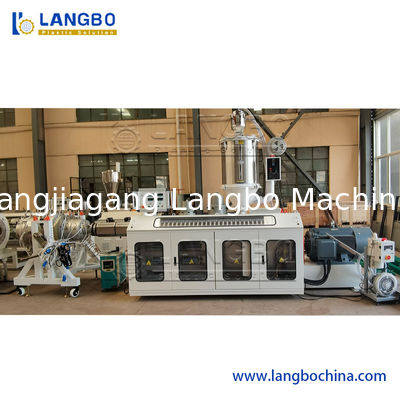 Pemasangan Mesin Pembuatan Selang Plastik PVC PE Full Automatic Advanced Dengan Kontrol Layar Sentuh PLC