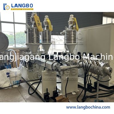 Jalur Produksi Pipa Ppr Ekstrusi Pe Co 350kgs / H Multi Layer Tube
