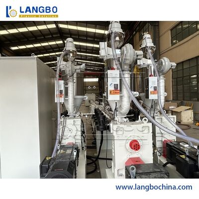 Jalur Ekstrusi Pipa Ppr Multilayer 16mm - 63mm 180kg / H  PLC