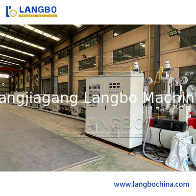 SJSZ51 Conical Twin Screw Extruder Machine Siemens Schneider Plasitify Tinggi