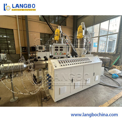 Jalur Ekstrusi Pipa PPR Diameter Besar dengan Kecepatan Produksi 12m/menit dan Kontrol PLC