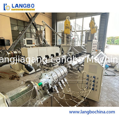 Jalur Ekstrusi Pipa PPR Diameter Besar dengan Kecepatan Produksi 12m/menit dan Kontrol PLC SIEMENS