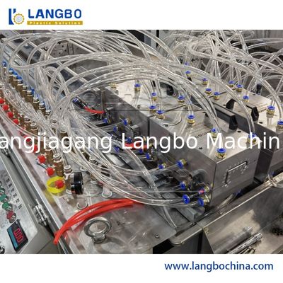 Output Tinggi PVC Profil Ekstrusi Baris 300MM Profil Ukuran 250KG / H Kapasitas