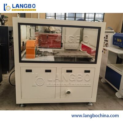 300mm PVC Profil Ekstrusi Line Dengan Conical Double Screw Extruder