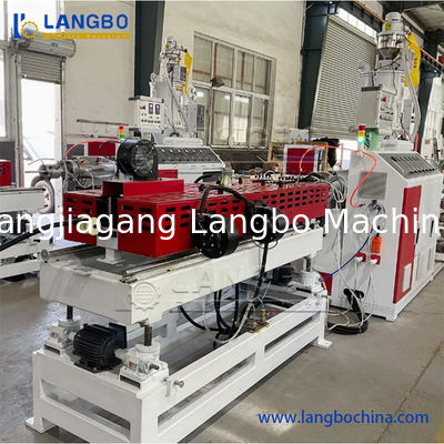Mesin Ekstrusi Pipa Bergelombang Serat PVC Lunak Plastik
