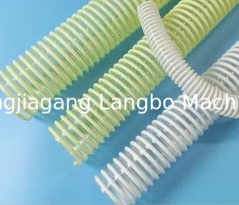 Mesin Plastik Lini Produksi Pipa Bergelombang Dinding Tunggal Plastik