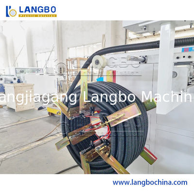 Plastic PE Single Wall Corrugated Pipe Making Machine / HDPE PP Double Wall Corrugated Tube Production Line