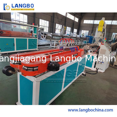 PP PE Fleksibel Plastik Pipe Extruder untuk pipa bergelombang Mesin pembuatan