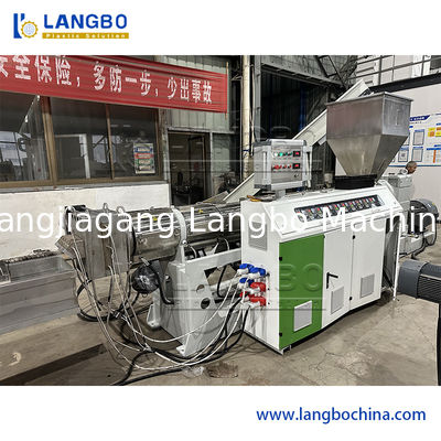 Mesin daur ulang plastik untuk PE/PP/PA/PVC/ABS/PS/PC/Pet Granulator dan Pelletizing Recycling Line