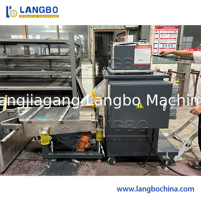 Single Screw Extruder Mesin Granulator Daur Ulang Plastik Kapasitas 150kg / H