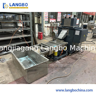 Single Screw Extruder Mesin Granulator Daur Ulang Plastik Kapasitas 150kg / H