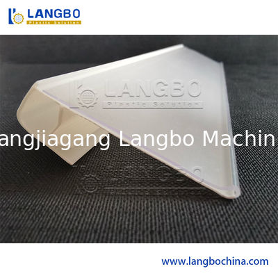 Plastic PP / PE / LDPE Soft PVC Transparent Profile Extruder Making Machine