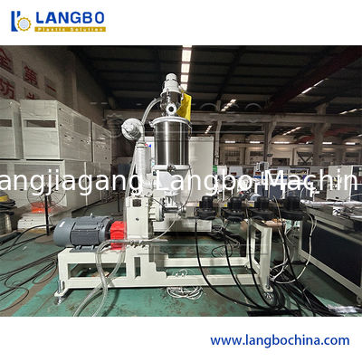 Lini Produksi Ekstrusi Strip Harga Plastik Ekstruder Profil PVC Mesin Pembuat Dudukan Label Harga PVC