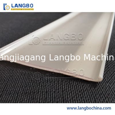 Single Screw Extruder Machine For Plastic Supermarket PVC Price Tag Shelf Label Making