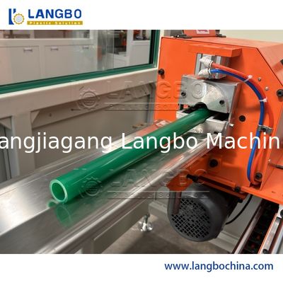 Plastik PPR Pipa Ekstrusi Line ABB Inverter Double Screw Berbagai Diameter