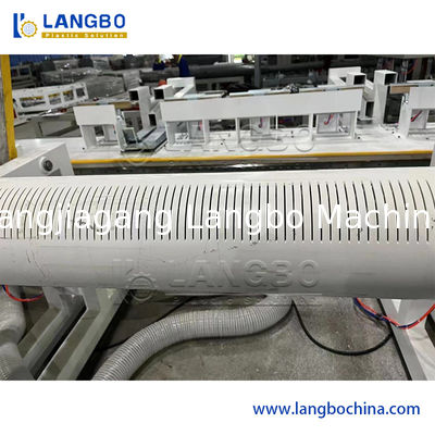Mesin Slotting Pipe Otomatis untuk Pipa Plastik PVC PE PP Mesin Grooving dengan PLC Control Mesin Perforator Pipa Air PVC