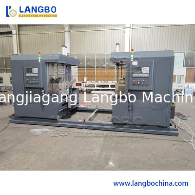 16-630mm Mesin Threading Pipe PVC Kontrol CNC / PLC sepenuhnya otomatis untuk Pipe Plastik Extrusion Line