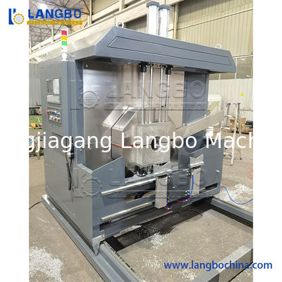 16-630mm Mesin Threading Pipe PVC Kontrol CNC / PLC sepenuhnya otomatis untuk Pipe Plastik Extrusion Line