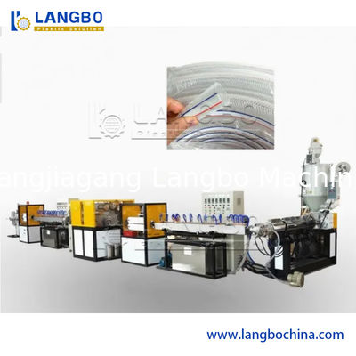 Selang Pipa Beranyam Nilon PVC 16-32mm Extruder Plastik PVC Selang Taman Lunak Pembuatan Pipa Air Mesin Pembuat Tabung