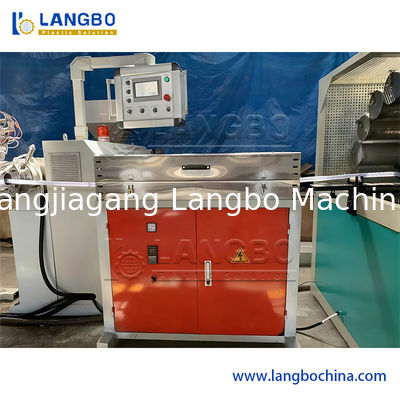 Rendah Kebisingan Konis Twin Screw Extruder PVC Fiber Memperkuat Lembut Pembuatan Pipa