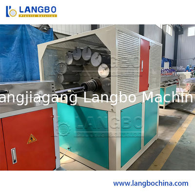 High Output PVC Fiber Reinforced Pipe Production Line Plastik Extruders Mesin pembuatan selang kebun berotak