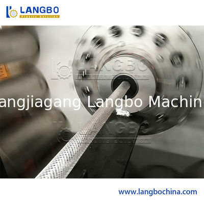 Mesin Selang Air Taman PVC Braided Otomatis Lini Produksi Pipa Selang Diperkuat Serat PVC