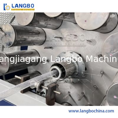 Mesin Pipa/Selang Diperkuat Serat Beranyam PVC/Mesin Pembuat Pipa Taman PVC