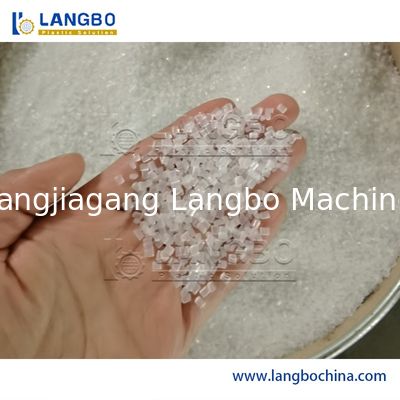 PP PLC PE HDPE LDPE Recycle Plastic Granule Pelletizing Machine Granulating Line