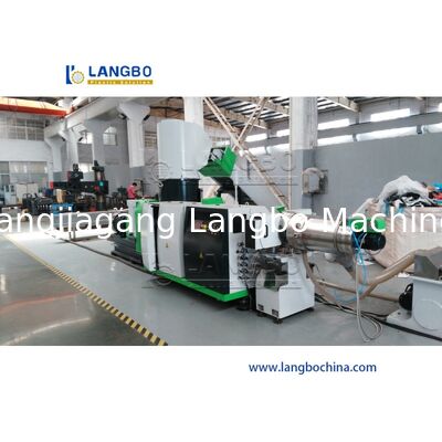 Limbah Plastik PE PP ABS Air Ring Granulating Mesin