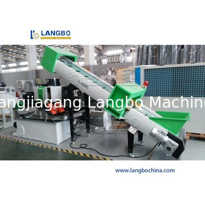 Limbah Plastik LDPE HDPE PE PP Film Karung Jumbo Botol Pet Serpihan Gumpalan Pipa PVC Plastik Keras ABS PC Pencucian Daur Ulang Produksi Pelletizing Granulasi Lini